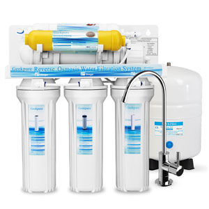 Geekpure 6-Stage Reverse Osmosis Drinking Water Filter System with Various Mineral Filter
