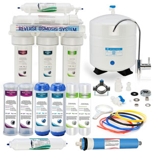 Global Water RO-505 5-Stage Reverse Osmosis System Water Quality Filter